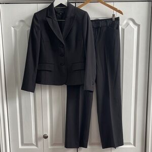 Anne Klein Charcoal Suit Set Size 8
